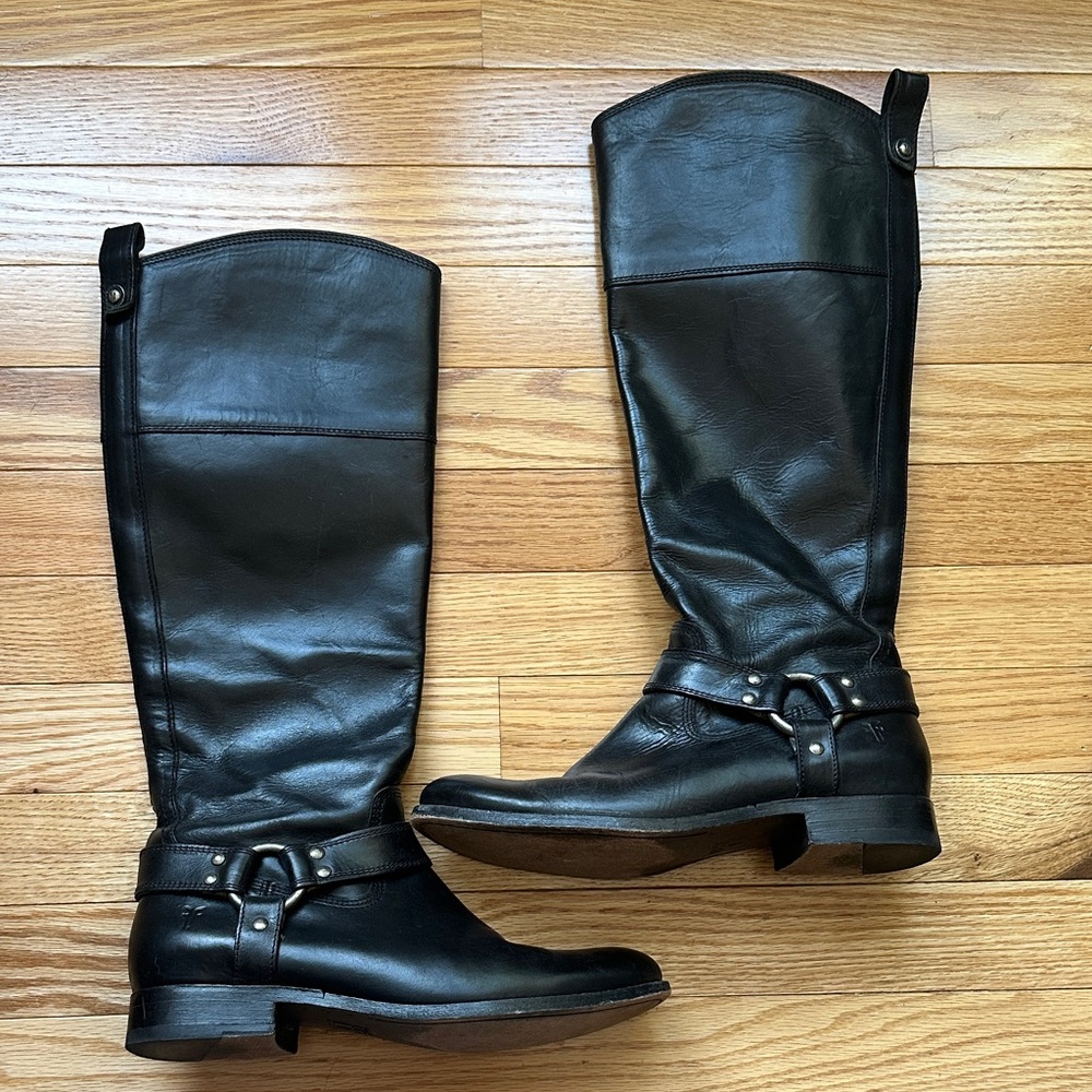 FRYE Melissa Harness Boots